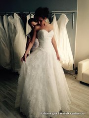 Продам ШИКАРНОЕ свадебное платье размер 44-48!!!!! 